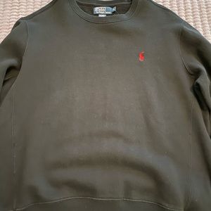 Men’s polo black sweat shirt